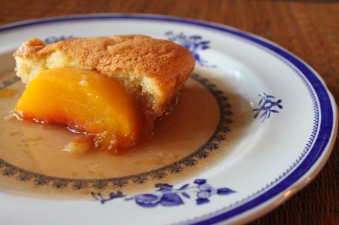 Peach Pan Cake from Baking Family